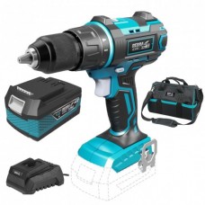 Dedra Set Masina de gaurit si insurubat cu percutie SAS+ALL acumulator Li-Ion 18V 4.0Ah incarcator 60W si geanta